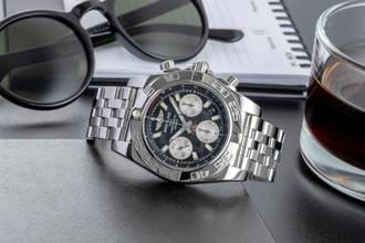 Thumbnail von Breitling Chronomat 41 B01 41 Chronograph Steel Automatic Ref. AB0140 B&P 2012