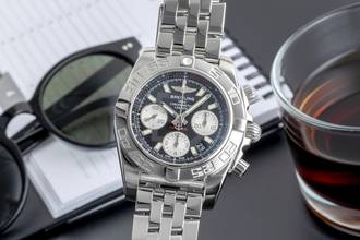 Thumbnail von Breitling Chronomat 41 B01 41 Chronograph Steel Automatic Ref. AB0140 B&P 2012