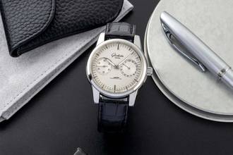 Thumbnail von Glashütte Original Senator Steel Automatic Men's Ref 1-39-58-02-02-04 Box & Papers 2011