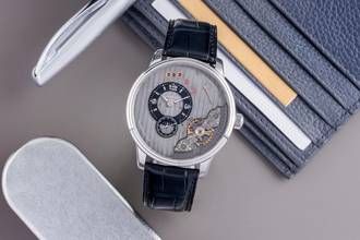 Thumbnail von Glashütte Original PanoInverse XL Steel Manual Wind Men's Ref. 1-66-06-04-22-62 B&P 2017