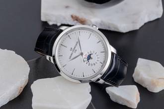 Thumbnail von Girard Perregaux 1966 Stahl Moonphase Automatik Herrenuhr Ref. 49545 B&P 2023