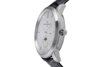 Thumbnail von Girard Perregaux 1966 Stahl Moonphase Automatik Herrenuhr Ref. 49545 B&P 2023