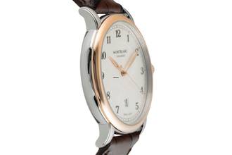 Thumbnail von Montblanc Star Legacy Steel / Rose Gold Automatic Men's Watch Ref. MB117576 7449