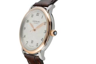 Thumbnail von Montblanc Star Legacy Steel / Rose Gold Automatic Men's Watch Ref. MB117576 7449