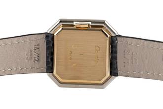 Thumbnail von Cartier Ceinture Stahl / Gold Handaufzug Damenuhr Ref. 7821