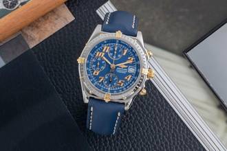Thumbnail von Breitling Chronomat Chronograph Steel / Gold Automatic Men's Watch Ref. B13050.1