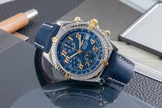 Thumbnail von Breitling Chronomat Chronograph Steel / Gold Automatic Men's Watch Ref. B13050.1