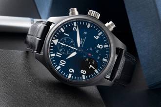 Thumbnail von IWC Pilot's Watch Chronograph Top Gun Pilot Top Gun Ceramic Automatic Men's Watch Ref. IW389001 B&P