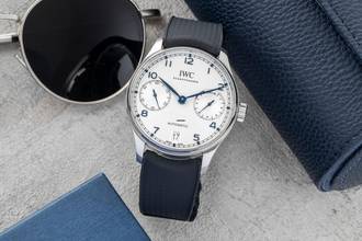 Thumbnail von IWC Portugieser Automatic 7 Days Stainless Steel Automatic Men's Watch Ref. IW500705 VP. 14000 €