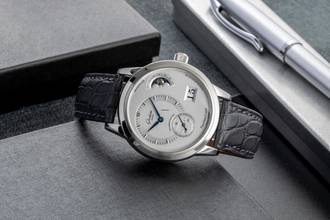 Thumbnail von Glashütte Original PanoMaticLunar Steel Automatic Men's Watch Ref. 1-90-02-02-02-04 Box