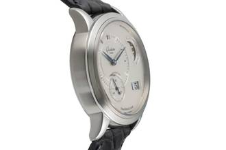 Thumbnail von Glashütte Original PanoMaticLunar Steel Automatic Men's Watch Ref. 1-90-02-02-02-04 Box