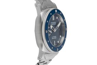Thumbnail von Panerai Submersible Blue Notte Steel Automatic Men's Watch PAM02068 B&P
