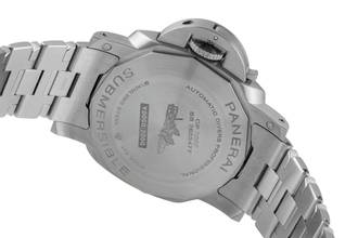 Thumbnail von Panerai Submersible Blue Notte Steel Automatic Men's Watch PAM02068 B&P