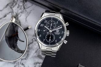 Thumbnail von TAG Heuer Carrera Calibre 16 Heritage Chronograph Ref. CAS2110.FC6266 Papers