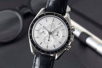 Omega Speedmaster Chronograph 18k White Gold Manual Wind Ref. 310.63.42.50.02.001