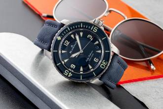 Thumbnail von Blancpain Fifty Fathoms 45 Automatic Titanium Ref. 5015-12B40-O52A Box NP. 18200€