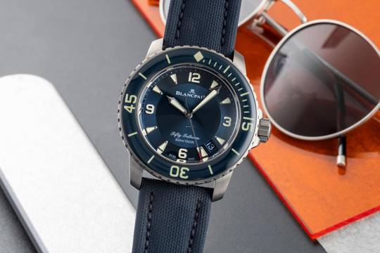  Blancpain Fifty Fathoms 45 Automatik Titan Ref. 5015-12B40-O52A Box NP. 18200 