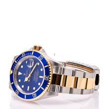 Thumbnail von Rolex Submariner Date 40 Steel/Gold Blue – 16613 – like NEW – 08/2005 Full Set Lc100