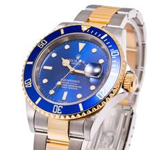 Thumbnail von Rolex Submariner Date 40 Steel/Gold Blue – 16613 – like NEW – 08/2005 Full Set Lc100