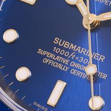 Thumbnail von Rolex Submariner Date 40 Steel/Gold Blue – 16613 – like NEW – 08/2005 Full Set Lc100