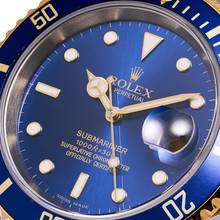 Thumbnail von Rolex Submariner Date 40 Steel/Gold Blue – 16613 – like NEW – 08/2005 Full Set Lc100
