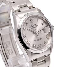 Thumbnail von Rolex Datejust 36 Silver Roman Dial – 16200 – like NEW – 12/2003 Full Set Lc100