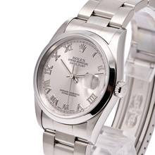 Thumbnail von Rolex Datejust 36 Silver Roman Dial – 16200 – like NEW – 12/2003 Full Set Lc100