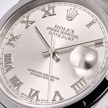 Thumbnail von Rolex Datejust 36 Silver Roman Dial – 16200 – like NEW – 12/2003 Full Set Lc100