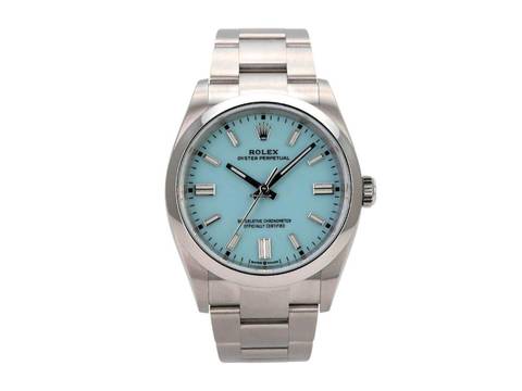  Rolex Oyster Perpetual 36 Tiffany Blau 126000 