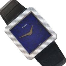  Piaget Protocole 9154 ultra-thin lapislazzuli dial white gold 18KT 