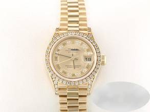  Rolex Lady-Datejust Gelbgold 750 2000 Lc010 Diamanten Brillanten Automatik 18kt Yellow Gold President-band Chronometer Oyster 