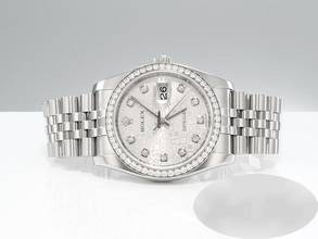 Thumbnail von Rolex Datejust 36mm 116244 2014 Stahl Weissgold 750 Diamanten Automatik Stainless Steel 18kt White Gold Jubilé-band Chronometer Oyster