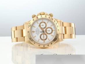 Thumbnail von Rolex Daytona 16528 Gelbgold 750 1996 Zenith Chronograph Automatik 18kt Yellow Gold Oyster-band Chronometer White Dial