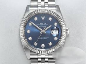 Rolex Datejust 36 mm 116234 Steel White Gold 750 Diamonds Automatic Gold
