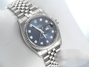 Thumbnail von Rolex Datejust 36 Mm 116234 Stahl Weissgold 750 Diamanten Automatik Gold