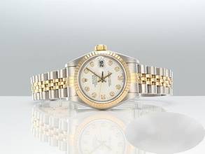 Thumbnail von Rolex Lady-Datejust Edelstahl Gelbgold 750 Diamanten Automatik Stainless Steel 18kt Yellow Gold Jubilé-band Chronometer Oyster