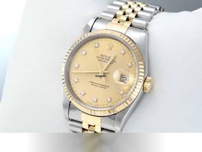 Thumbnail von Rolex Datejust 36mm 16233 Edelstahl Gelbgold 750 Automatik Stainless Steel 18kt Yellow Gold Jubilé-band Chronometer Oyster
