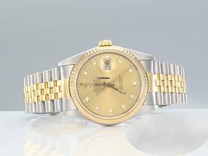 Thumbnail von Rolex Datejust 36mm 16233 Edelstahl Gelbgold 750 Automatik Stainless Steel 18kt Yellow Gold Jubilé-band Chronometer Oyster
