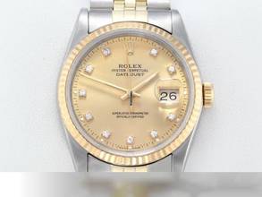 Rolex Datejust 36 36mm 16233 stainless steel yellow gold 750 automatic stainless steel 18kt yellow gold Jubilee bracelet chronometer Oyster