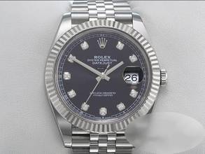 Rolex Datejust 41 41mm 126334 2021 Steel White Gold Diamonds Automatic Steel Stainless Steel 18kt White Gold Jubilee Bracelet Chronometer Oyster Black Dial