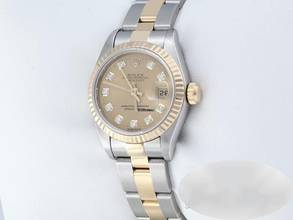 Thumbnail von Rolex Lady-Datejust Edelstahl Gelbgold 750 Diamanten 1995 Automatik Stainless Steel 18kt Yellow Gold Stahl Oyster-band Chronometer