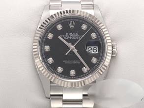 Rolex Datejust 36 126234 2025 Steel White Gold 750 Diamonds Automatic Gold