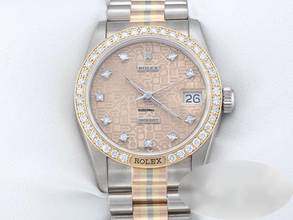 Thumbnail von Rolex Lady-Datejust 31 Tridor 750 Gelbgold Weissgold Rosegold Diamanten 18kt Gold President-band Chronometer Oyster