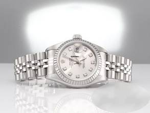 Thumbnail von Rolex Lady-Datejust Stahl Weissgold 750 Diamanten 2000 Automatik Stainless Steel 18kt White Gold Damen Jubilé-band Chronometer Oyster