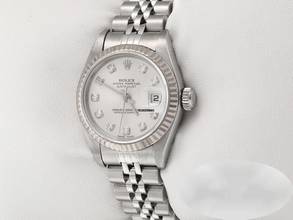 Thumbnail von Rolex Lady-Datejust Stahl Weissgold 750 Diamanten 2000 Automatik Stainless Steel 18kt White Gold Damen Jubilé-band Chronometer Oyster