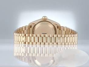 Thumbnail von Rolex Lady-Datejust Gelbgold 750 69238 1996 Diamanten Brillanten Automatik 18kt Yellow Gold President-band Chronometer Oyster