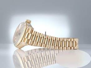 Thumbnail von Rolex Lady-Datejust Gelbgold 750 69238 1996 Diamanten Brillanten Automatik 18kt Yellow Gold President-band Chronometer Oyster