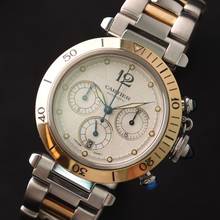 Thumbnail von Cartier Pasha Chrono Steel Gold Automatic