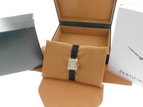 Thumbnail von Cartier Panthère 18k Panthere 18 Karat Gelbgold Lady mit original Krokoband und Schließe Lady Size 18 Karat Gelbgold