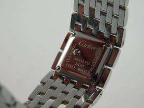 Thumbnail von Cartier Panthère Ruban Damenuhr mit Pink Mother of Pearl Dial im Neu Zusta Mit Cartier Service Historie im Top Zustand